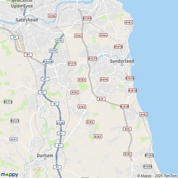 Map HoughtonleSpring map of HoughtonleSpring (DH4 4) and practical